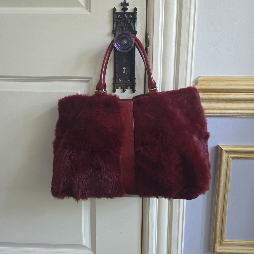 Vintage Echo Real Fur Tote